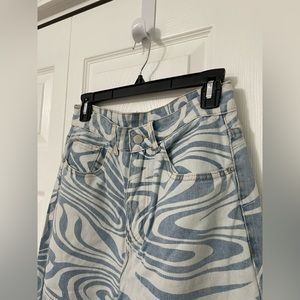 Water Patterned Jeans